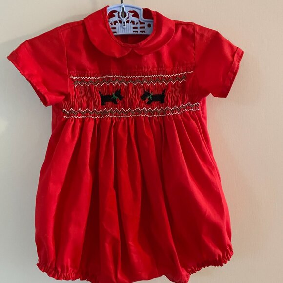 Baby smocked romper - Picture 3 of 3